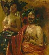 Lovis Corinth Bacchantenpaar oil